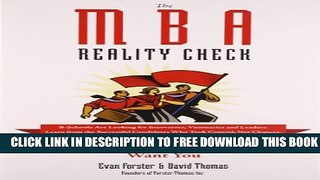 New Book The MBA Reality Check: Make the School You Want, Want You