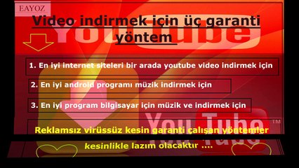müzik indirmek ve video izlemek için yollar