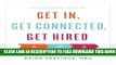 New Book Get In, Get Connected, Get Hired: Lessons from an MBA Insider