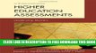 New Book Higher Education Assessments: Leadership Matters (The ACE Series on Higher Education)