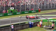 Formula 1 F1 2016 Cars PURE V6 Turbo Engine SOUND at Monza Circuit