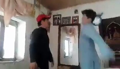 Two boys chpeat competation