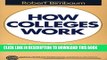 Collection Book How Colleges Work: The Cybernetics of Academic Organization and Leadership