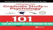Collection Book Preparing for Graduate Study in Psychology: 101 Questions and Answers