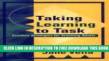 New Book Taking Learning to Task: Creative Strategies for Teaching Adults