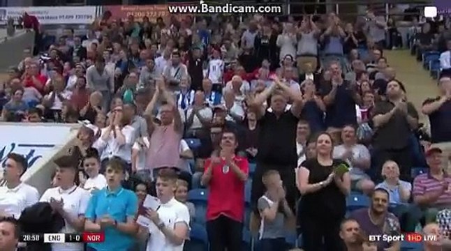 Marcus Rashford England U21 Debut Hat Trick _ England 6-1 Norway