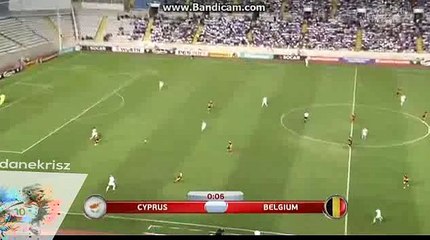 Belgium 1st Big Chance - Cyprus vs Belgium - World Cup Qualification - 06-09-2016