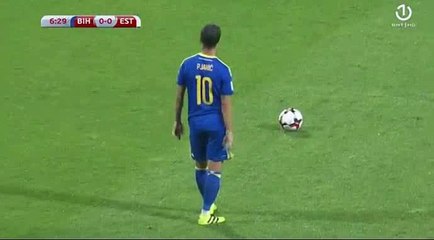 Emir Spahic Goal - Bosnia & Herzegovina	1-0	Estonia 06.09.2016
