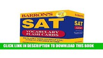 Collection Book Barron s SAT Vocabulary Flash Cards, 2nd Edition: 500 Flash Cards to Help You