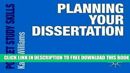 Collection Book Planning Your Dissertation (Pocket Study Skills)