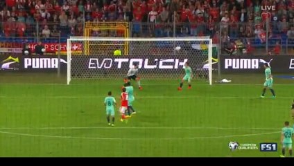 Super goal Switzerland 2-0 Portugal Mehmedi A.  30'   06.09.2016