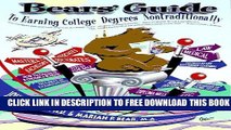 Collection Book Bears Guide to Earning College Degrees Nontraditionally