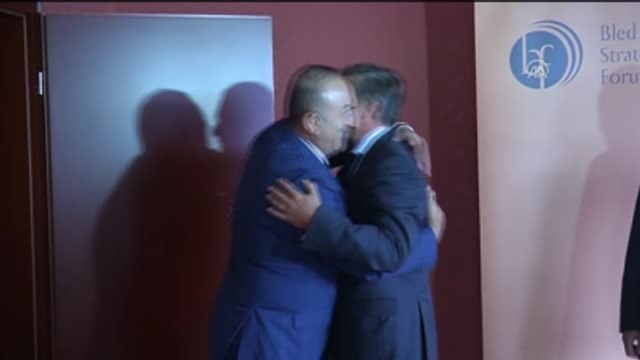 Çavuşoğlu, Slovenya Dışişleri Bakanı Erjavec ile Görüştü
