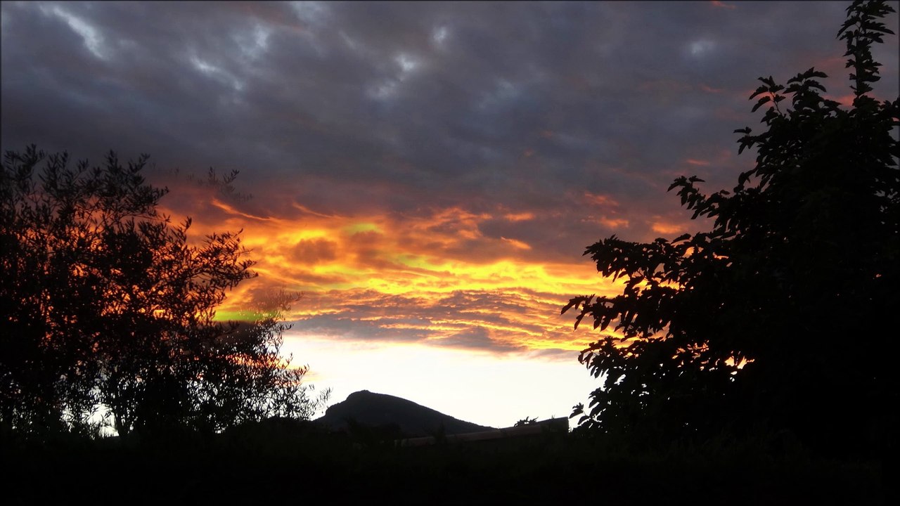 Coucher de soleil  Folelli mardi 6 septembre 2016