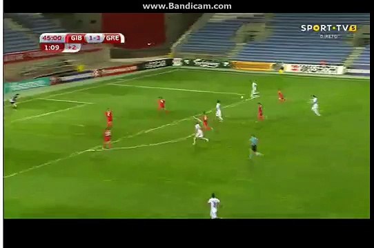 Vassilios Torosidis Goal - Gibraltar vs Greece 1-4 (World Cup 2018 Qualifiers) 06.09.2016 HD