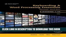 New Book Keyboarding and Word Processing Essentials, Lessons 1-55, Spiral bound Version