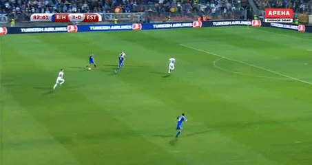 Vedad Ibisevic Goal HD - Bosnia & Herzegovina	4-0	Estonia - 06.09.2016