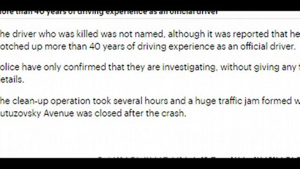 Attempted Hit On Putin Vladimir's Official Car Hit In Head-On Crash, Driver Killed.