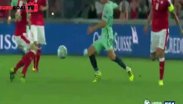 Granit Xhaka Horror Foul Red Card HD - Switzerland 2-0 Portugal