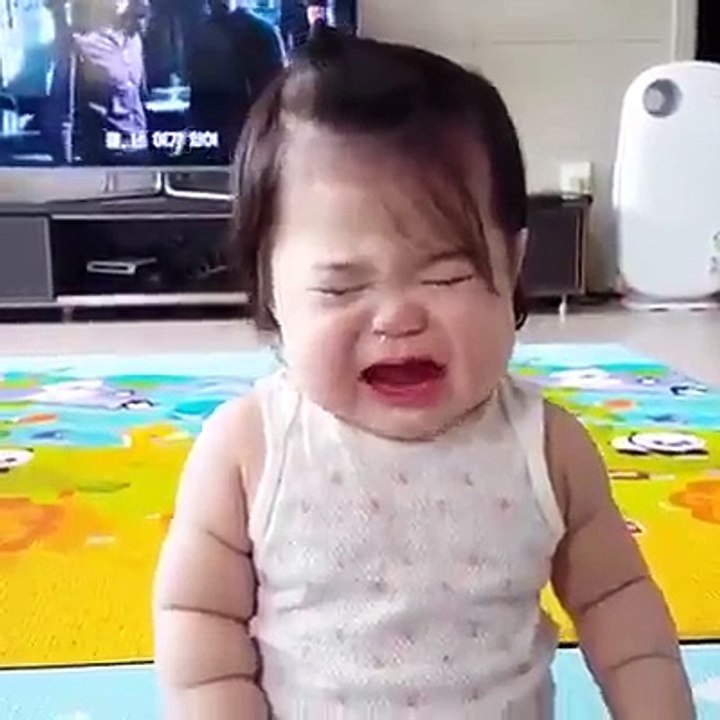 Hungry baby crying