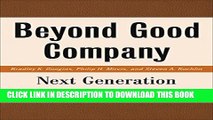 [Read] Beyond Good Company: Next Generation Corporate Citizenship Free Books