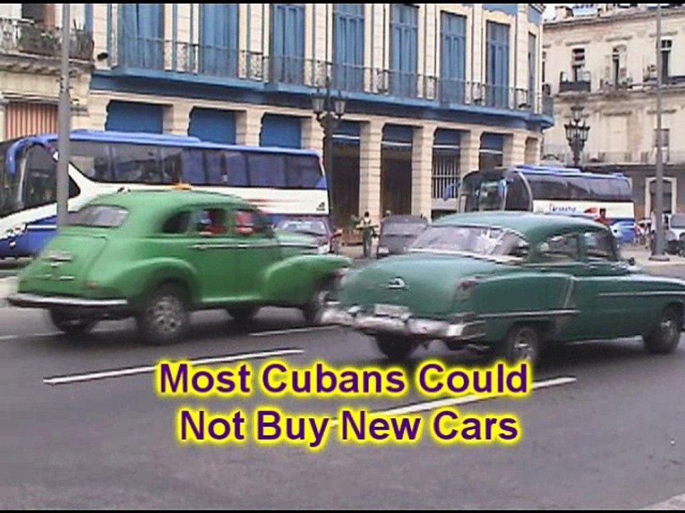 3 Classic Cars, Havana, Cuba