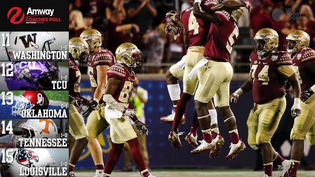 Amway Coaches Poll: Week 1