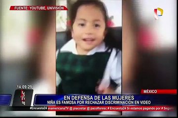 Niña se roba los aplausos de millones con discurso sobre la igualdad de género