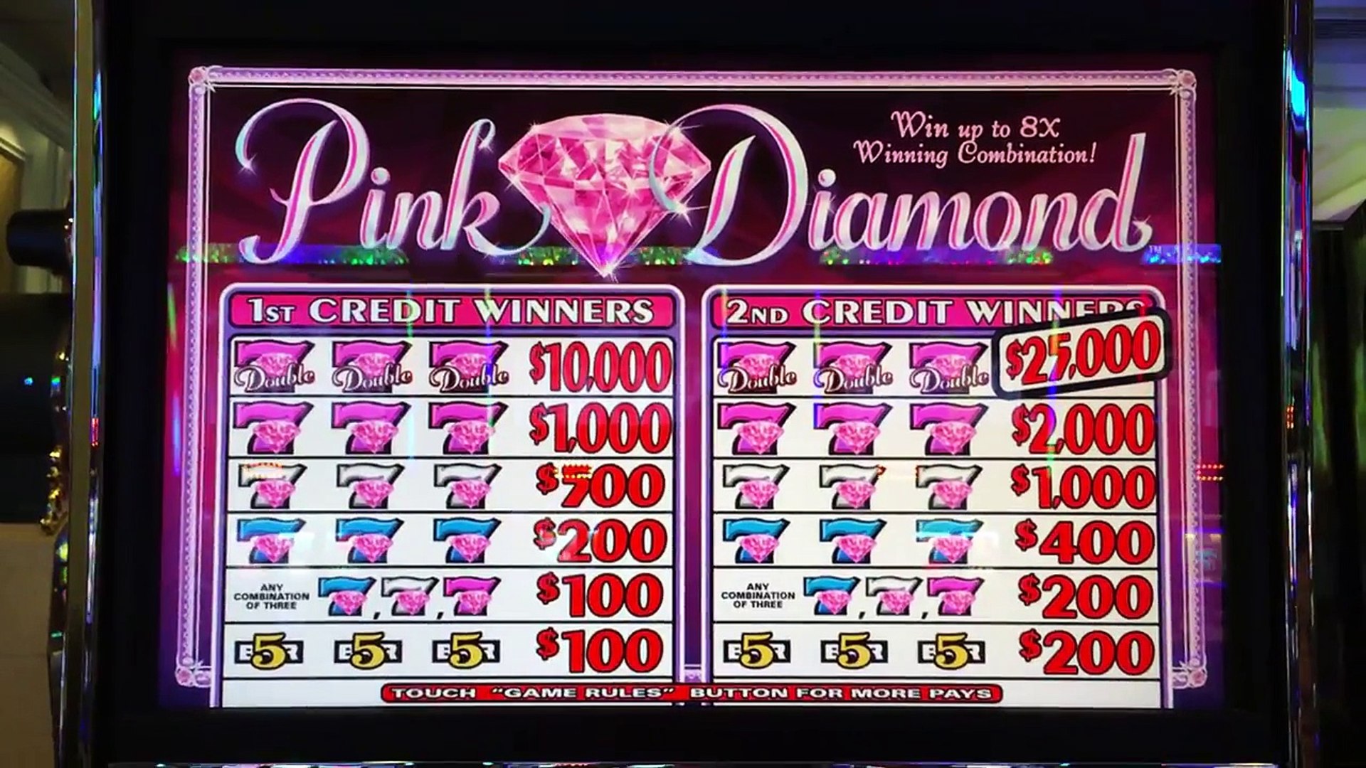 Pink Diamond Slot Machine