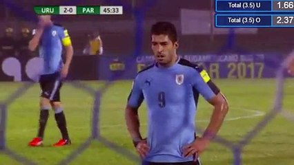 Luis Suárez Penalty Goal HD - Uruguay 3-0 Paraguay 06.09.2016 HD