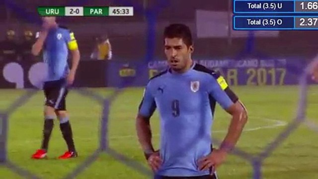 Luis Suárez Penalty Goal HD - Uruguay 3-0 Paraguay 06.09.2016 HD