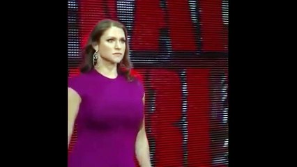 Stephanie McMahon Purple Dress