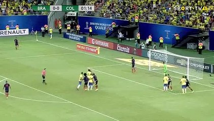 1-0 Miranda Goal HD - Brazil 1-0 Colombia 06.09.2016 HD