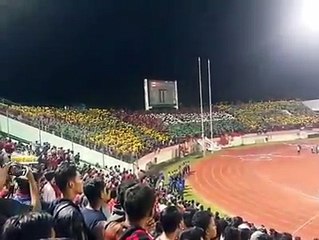 Palestine Flag Choreo Indonesia vs Malaysia From Pasoepati