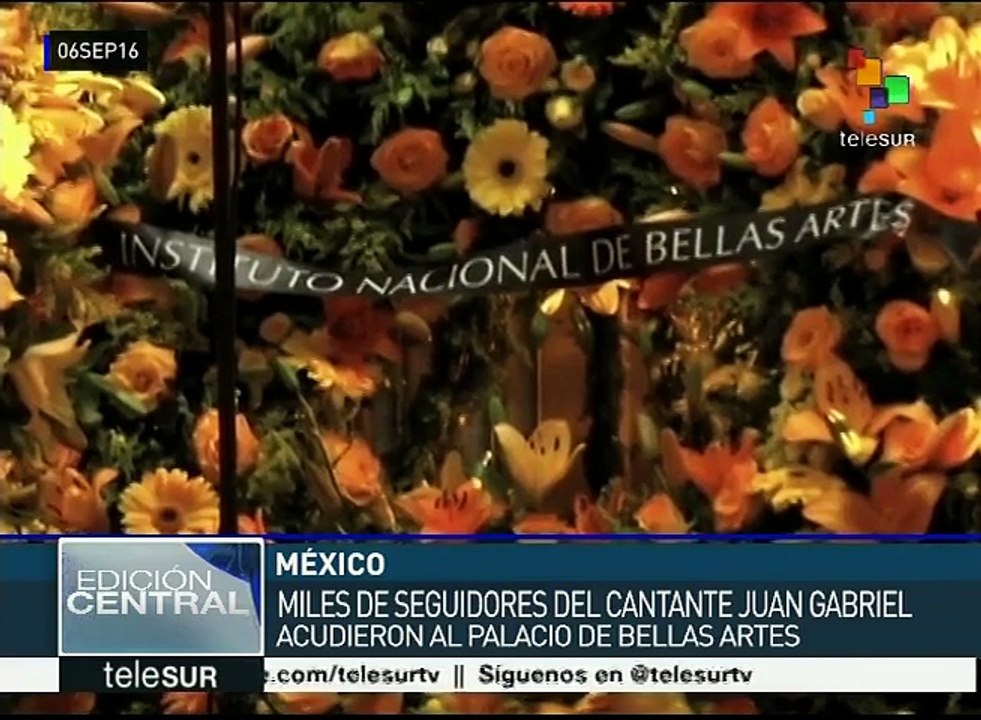 Mexicanos despiden a Juan Gabriel, el divo de Juárez