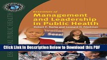 [Read] Essentials Of Management And Leadership In Public Health (Essential Public Health) Popular