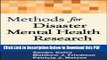 [PDF] Methods for Disaster Mental Health Research Full Online