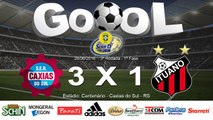 Gols - Campeonato Brasileiro Série D - 3ª Rodada - Caxias X Ituano