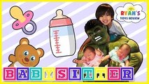 The Hulk babysitting Superhero IRL Fail Babysit Newborn Twin Babies funny parody Ryan In real Life