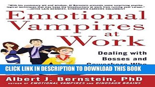 [PDF] Emotional Vampires at Work: Dealing with Bosses and Coworkers Who Drain You Dry Popular Online