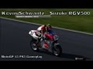 MotoGP 13 Gameplay - Kevin Schwantz - Lucky Strike Suzuki RGV500 | Le Mans