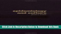 [Best] Epidemiology and Culture (Cambridge Studies in Medical Anthropology) Free Books