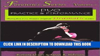 [PDF] Forensics Duo Series Volume 2: 35 8-10 Minute Original Dramatic Plays for Duo Practice and