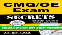 [Get] CMQ/OE Exam Secrets Study Guide: CMQ/OE Test Review for the Certified Manager of