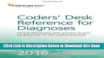 [Best] Coders` Desk Reference for Diagnoses (ICD-10-CM) 2016 Free Books