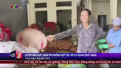 Cơ sở sản xuất hành phi không hợp tác với cơ quan chức năng