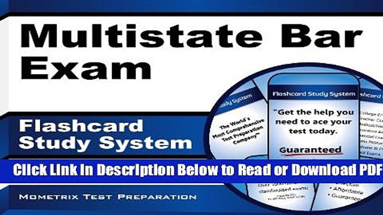 [Get] Multistate Bar Exam Flashcard Study System: MBE Test Practice Questions   Review for the