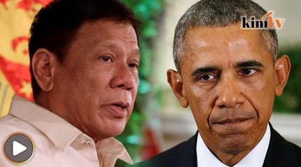 Duterte kesal selepas hina Obama 'anak pelacur'