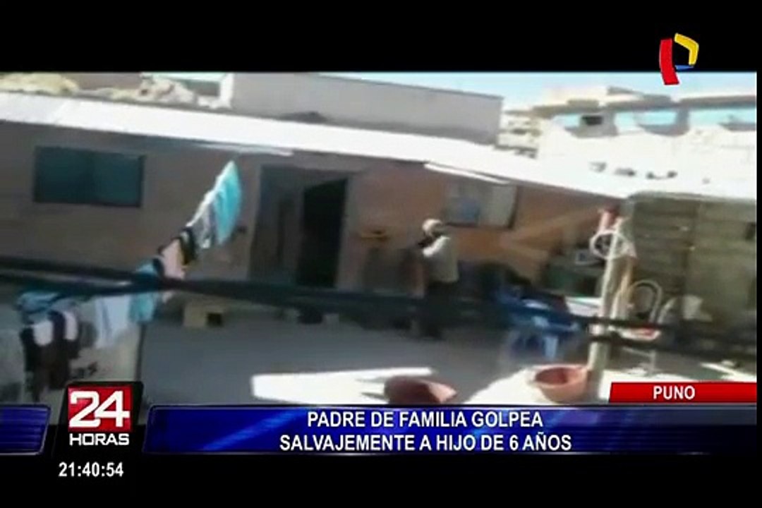 Puno: Padre da salvaje castigo a su hijo de seis años
