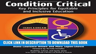 [PDF] Condition Critical--Key Principles for Equitable and Inclusive Education (Disability,